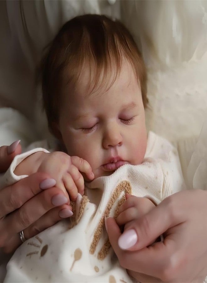 MAIHAO Lifelike Reborn Baby Dolls Girl Realistic Babies Handmade Soft Body Real Life Baby Dolls Toddler Dolls Children Birthday Gift Set 19 inch Kids Toys for Age 3+ - Image 2